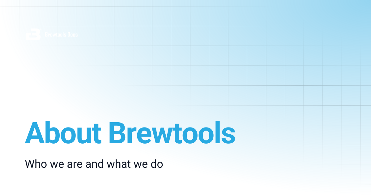 About Brewtools | Brewtools Docs